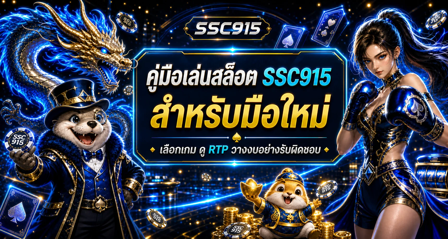 SSC915 คู่มือเล่นสล็อตสำหรับมือใหม่ ดู RTP วางงบ